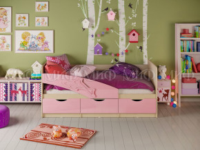 Кровать Дельфин 1600 Розовый металлик в Арамиле - aramil.magazinmebel.ru | фото