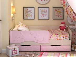 Кровать детская Алиса КР 812 розовая 1600 в Арамиле - aramil.magazinmebel.ru | фото