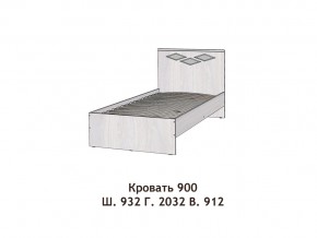 Кровать Диана 900 в Арамиле - aramil.magazinmebel.ru | фото - изображение 2