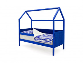 Кровать-домик мягкий Svogen с бортиком синий в Арамиле - aramil.magazinmebel.ru | фото