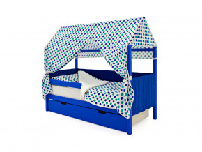 Кровать-домик мягкий Svogen с ящиками и бортиком синий в Арамиле - aramil.magazinmebel.ru | фото - изображение 6