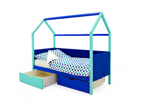 Кровать-домик мягкий Svogen с ящиками мятно-синий в Арамиле - aramil.magazinmebel.ru | фото - изображение 3
