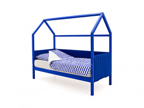Кровать-домик мягкий Svogen синий в Арамиле - aramil.magazinmebel.ru | фото