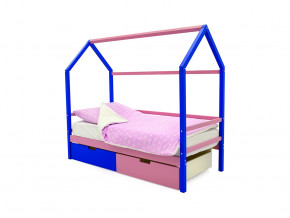 Кровать-домик Svogen с ящиками синий-лаванда в Арамиле - aramil.magazinmebel.ru | фото - изображение 1