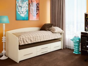 Кровать двухъярусная Адель 5 вудлайн кремовый в Арамиле - aramil.magazinmebel.ru | фото