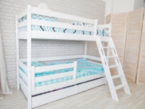 Кровать двухъярусная Сонечка с наклонной лестницей и ящиками в Арамиле - aramil.magazinmebel.ru | фото - изображение 2