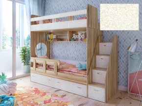 Кровать двухъярусная Юниор 1 с фасадом для рисования феритейл в Арамиле - aramil.magazinmebel.ru | фото