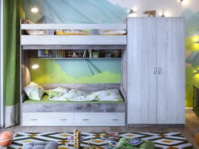 Кровать двухъярусная Юта 2 со шкафом в Арамиле - aramil.magazinmebel.ru | фото - изображение 1