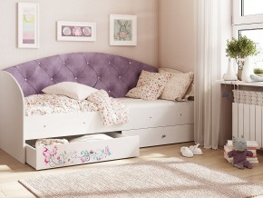 Кровать Эльза Белый-фиолетовый в Арамиле - aramil.magazinmebel.ru | фото