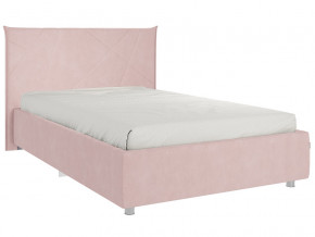 Кровать Квест 1200 велюр нежно-розовый в Арамиле - aramil.magazinmebel.ru | фото