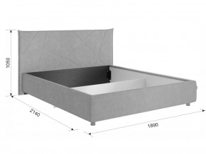 Кровать Квест 1600 велюр латте в Арамиле - aramil.magazinmebel.ru | фото - изображение 2