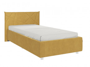 Кровать Квест 900 велюр медовый в Арамиле - aramil.magazinmebel.ru | фото - изображение 1