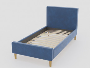 Кровать Линси 900 синий в Арамиле - aramil.magazinmebel.ru | фото - изображение 1