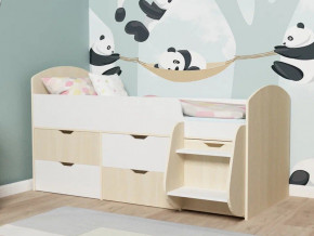 Кровать Малыш-7 Дуб-Белое дерево в Арамиле - aramil.magazinmebel.ru | фото