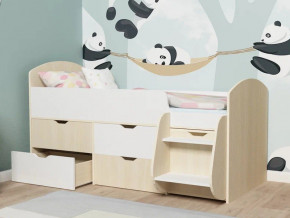 Кровать Малыш-7 Дуб-Белое дерево в Арамиле - aramil.magazinmebel.ru | фото - изображение 3