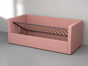 Кровать мягкая с подъёмным механизмом арт. 030 розовый в Арамиле - aramil.magazinmebel.ru | фото - изображение 2