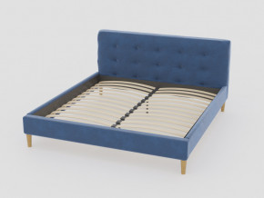 Кровать Пайли 1400 синий в Арамиле - aramil.magazinmebel.ru | фото