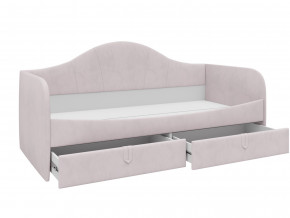Кровать с мягкой обивкой Алиса ПМ-332.18 велюр розовый в Арамиле - aramil.magazinmebel.ru | фото - изображение 2