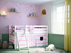 Кровать с наклонной лестницей Соня Вариант 12 белая в Арамиле - aramil.magazinmebel.ru | фото - изображение 1