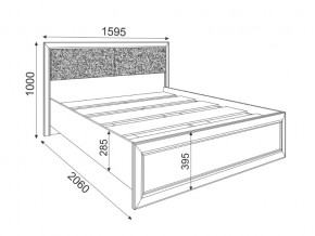 Кровать с настилом 1400 Саванна М04 в Арамиле - aramil.magazinmebel.ru | фото - изображение 2