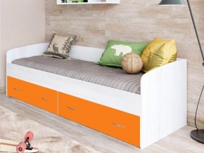 Кровать с выкатными ящиками Винтерберг, оранжевый в Арамиле - aramil.magazinmebel.ru | фото