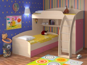 Кровать Соня 1+2 Розовый в Арамиле - aramil.magazinmebel.ru | фото