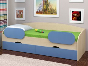 Кровать Соня 2 дуб молочный-голубой в Арамиле - aramil.magazinmebel.ru | фото - изображение 2