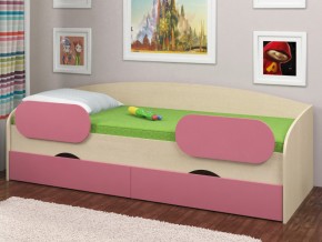 Кровать Соня 2 дуб молочный-розовый в Арамиле - aramil.magazinmebel.ru | фото - изображение 2