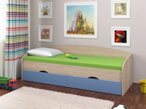 Кровать Соня 2 сонома-голубой в Арамиле - aramil.magazinmebel.ru | фото
