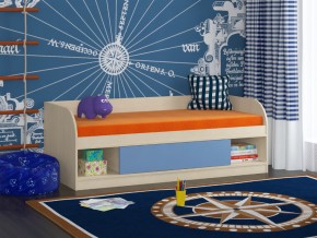Кровать Соня 4 дуб молочный-голубой в Арамиле - aramil.magazinmebel.ru | фото