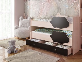 Кровать Соник с ящиком млечный дуб-венге в Арамиле - aramil.magazinmebel.ru | фото