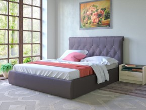 Кровать Тиффани 160 подъемная коричневая в Арамиле - aramil.magazinmebel.ru | фото - изображение 3
