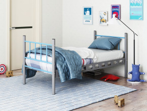 Кровать-трансформер Мальта серый с голубым в Арамиле - aramil.magazinmebel.ru | фото - изображение 4