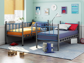 Кровать-трансформер Мальта серый с голубым в Арамиле - aramil.magazinmebel.ru | фото - изображение 5