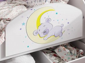 Кровать Звездочка с бортиком Белый-фиолетовый в Арамиле - aramil.magazinmebel.ru | фото - изображение 2