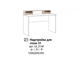 Надстройка для стола 31 (Полка) в Арамиле - aramil.magazinmebel.ru | фото