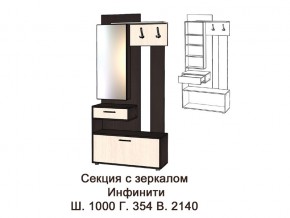 Секция с зеркалом в Арамиле - aramil.magazinmebel.ru | фото