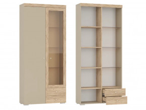 Шкаф 2-х дверный со стеклом и двумя ящиками Палермо 6-87002 в Арамиле - aramil.magazinmebel.ru | фото - изображение 1
