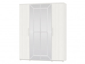Шкаф 4-х дверный Амели 4-5200 Рамух белый в Арамиле - aramil.magazinmebel.ru | фото