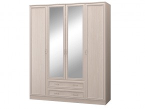 Шкаф 4-х дверный с зеркалом и ящиками в Арамиле - aramil.magazinmebel.ru | фото