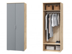 Шкаф для одежды 2-х дверный Сканди смоки софт в Арамиле - aramil.magazinmebel.ru | фото