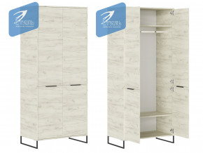 Шкаф для одежды ШК-001 Лофт дуб крафт белый в Арамиле - aramil.magazinmebel.ru | фото