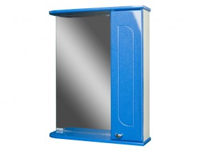 Шкаф зеркало Радуга Синий металлик 50 левый/правый в Арамиле - aramil.magazinmebel.ru | фото