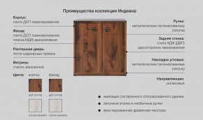 Спальня Индиана Дуб Саттер в Арамиле - aramil.magazinmebel.ru | фото - изображение 2