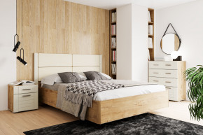 Спальня Livorno Софт Панакота с комодом в Арамиле - aramil.magazinmebel.ru | фото - изображение 1
