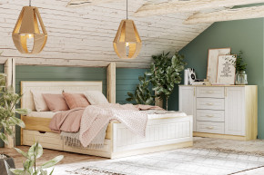Спальня Оливия с комодом в Арамиле - aramil.magazinmebel.ru | фото - изображение 1