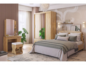 Спальня Виктория-1 дуб крафт золотой в Арамиле - aramil.magazinmebel.ru | фото