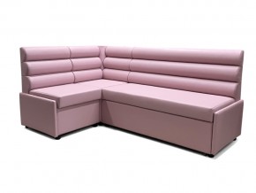 Угловой диван Призма Валики с коробами розовый в Арамиле - aramil.magazinmebel.ru | фото - изображение 1