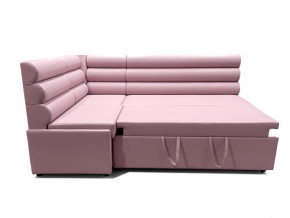 Угловой диван Призма Валики со спальным местом розовый в Арамиле - aramil.magazinmebel.ru | фото - изображение 3